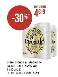 La Goudale - Bière Blonde À L'ancienne 7.2% Vol.