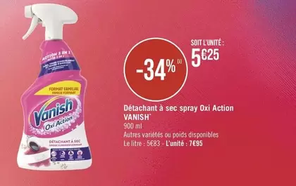 Vanish - Détachant À Sec Spray Oxi Action