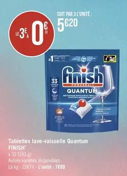 Finish - Tablettes Lave-Vaisselle Quantum