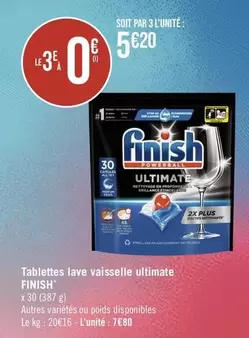 Finish - Tablettes Lave Vaisselle Ultimate