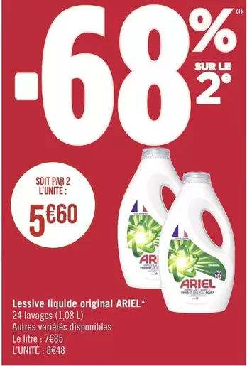 Ariel - Lessive Liquide Original