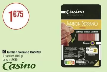 casino - jambon serrano