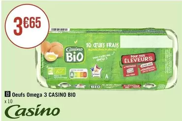 Casino - Oeufs Omega 3 Bio