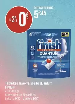 Finish - Tablettes Lave-vaisselle Quantum