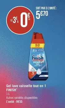 Finish - Gel Lave Vaisselle Tout En 1