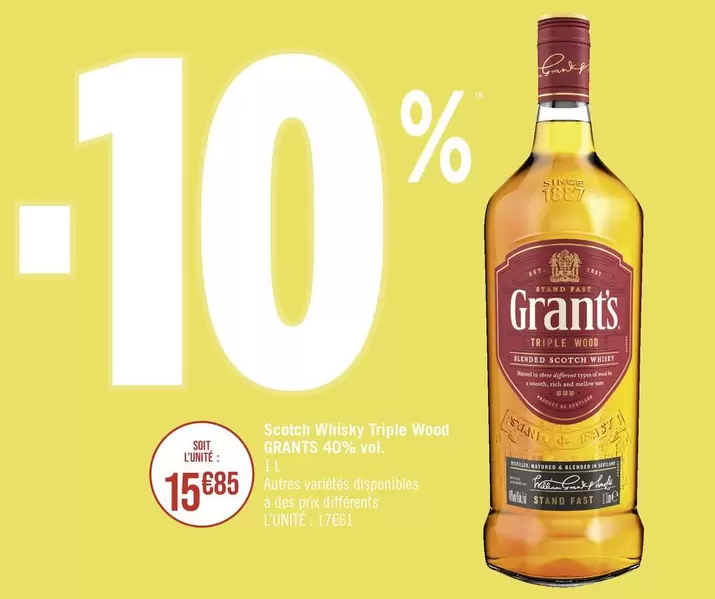 Grant's - Scotch Whisky Triple Wood