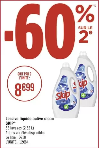 Skip - Lessive Liquide Active Clean