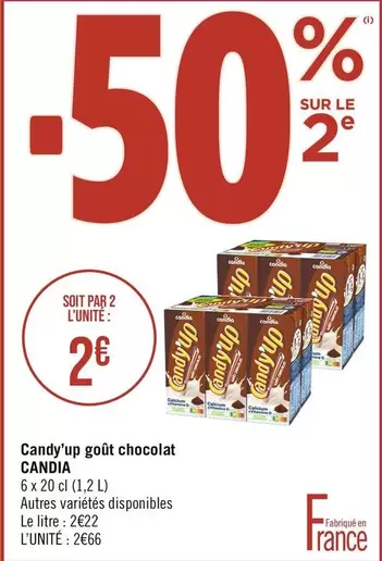 Candia - Candy'up Goût Chocolat