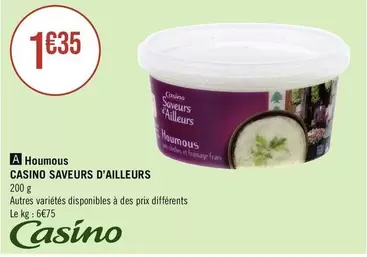 Casino - Houmous