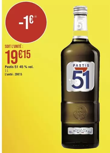 Pastis 51 -  45% Vol. 1