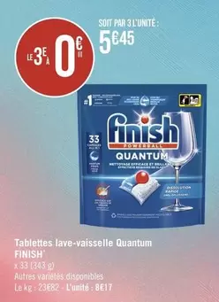 Finish - Tablettes Lave-vaisselle Quantum