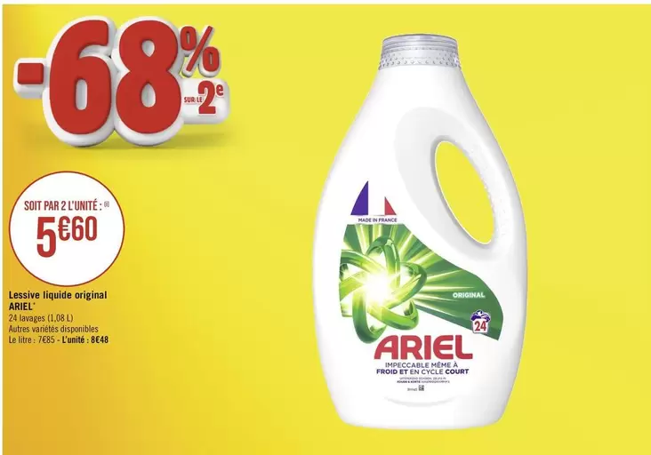 Ariel - Lessive Liquide Original