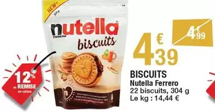 Nutella - Ferrero - Biscuits