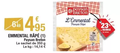 Paysan Breton - Emmental Râpé