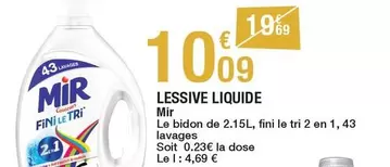 Mir - Lessive Liquide