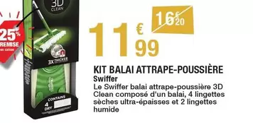 Swiffer - Kit Balai Attrape-Poussière