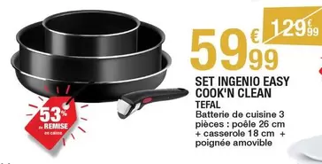 Tefal - Set Ingenio Easy Cook'n Clean