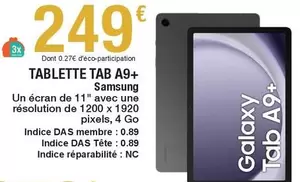 Samsung - Tablette Tab A9+