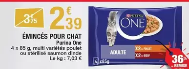 Purina - One - Émincés Pour Chat