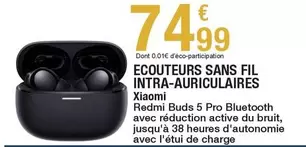 Xiaomi - Ecouteurs Sans Fil Intra-auriculaires