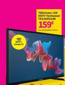 Techwood - Téléviseur Led Hdtv  Tk32hds24b