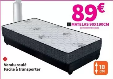 Matelas 90x190cm