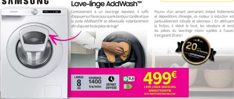 Samsung - Lave-linge AddWashTM