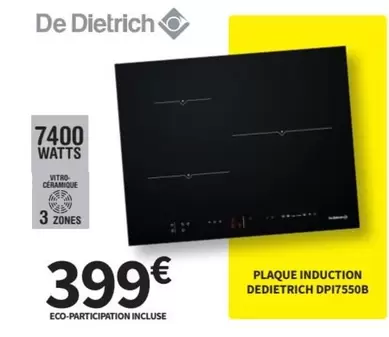 De - Placque Induction  Dietrich DP17550B