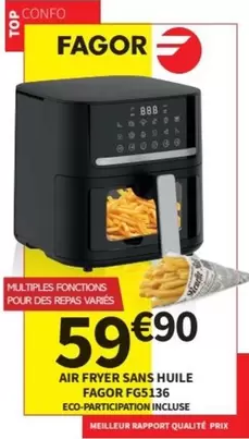 Fagor - Air Fryer Sans Huile