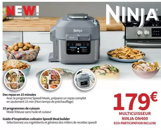 Complet - Multicuisseur Ninja On400