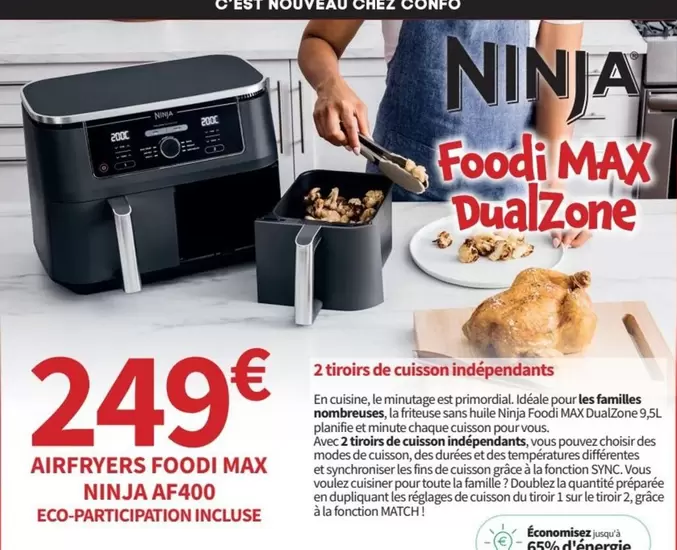 Ninja - Airfryers Foodi Max  Af400