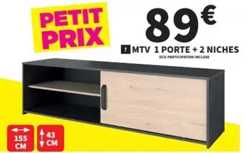 Mtv 1 Porte + 2 Niches