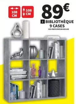 Bibliothèque 9 Cases