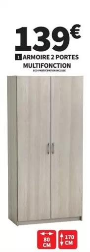 Armoire 2 Portes Multifonction