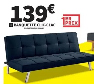 Banquette Clic-clac