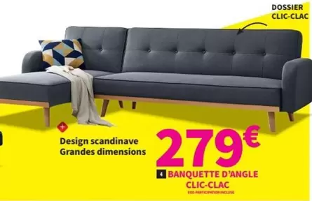 Banquette D'angle - Clic-clac