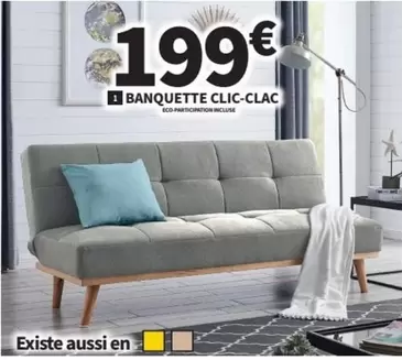 Banquette Clic-clac