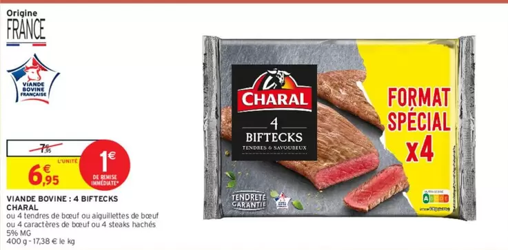 Charal - Viande Bovine: 4 Bûtteccks