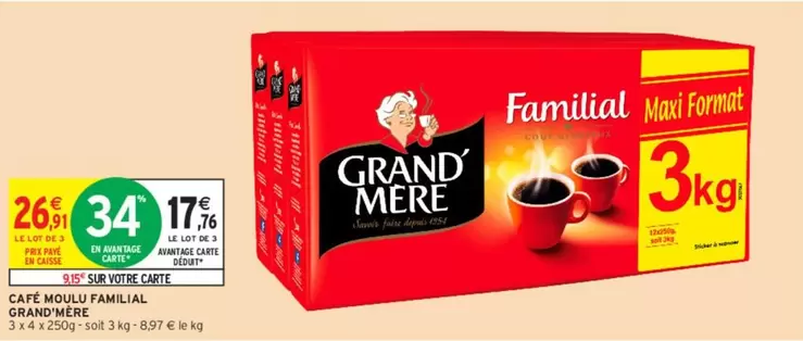 Grand'Mère - Café Moulu Familial