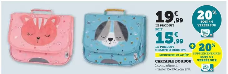 Cartable Doudou