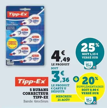 Tipp-Ex - 5 Rubans Correcteur