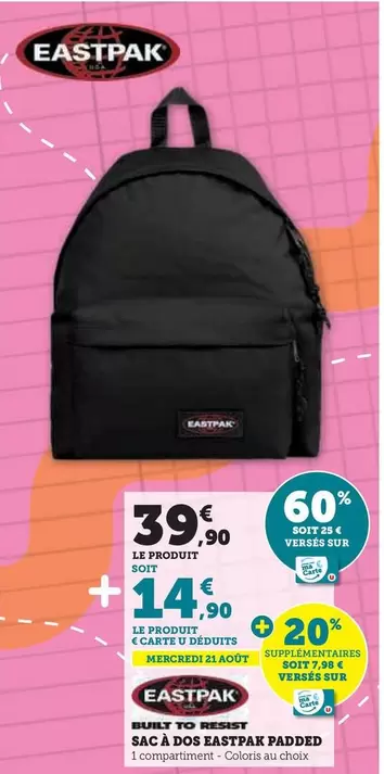 Eastpak - Sac À Dos Padded