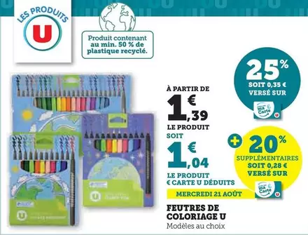 U - Feutres De Coloriage