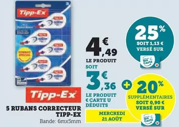 Tipp-ex - 5 Rubans Correcteur