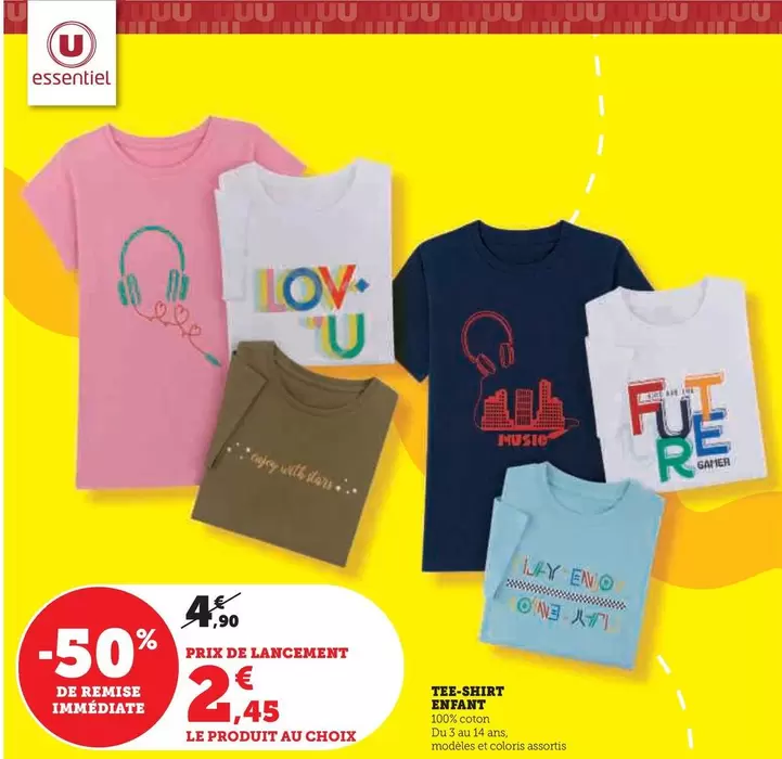 U - Tee-Shirt Enfant