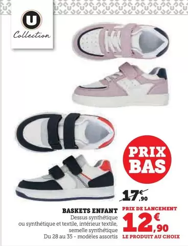 U - Baskets Enfant