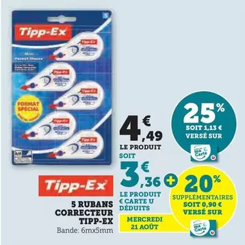 Tipp-ex - 5 Rubans Correcteur