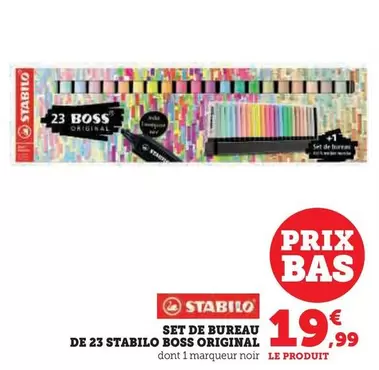 Stabilo - Set De Bureau De 23 Boss Original