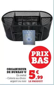 U - Organiseur De Bureau