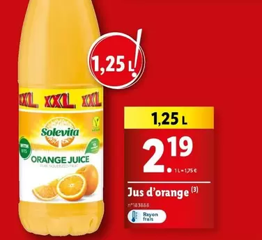 Solevita - Jus D'Orange